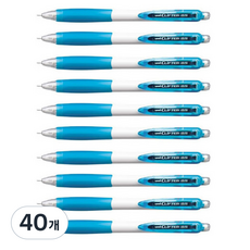 유니볼 미쯔비시 클리프터 샤프 M5-118 라이트블루, 0.5mm, 40개