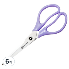 WHASHIN 715 文具辦公用剪刀, 6個, 隨機出貨