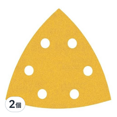 BOSCH 博世 台灣公司貨 超耐久金色三角砂紙 G120-2608900827, 93mm, 2個