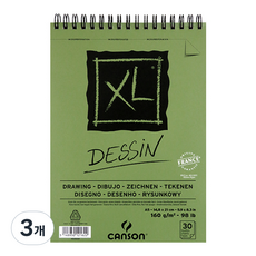 캔손 XL Drawing 스케치북 160g, A5, 3개