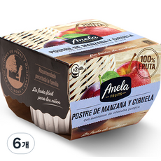 Anela 水果泥, 蘋果李子口味, 200g, 6個