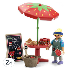 Playmobil 摩比人 草莓醬攤位公仔 71445, 2個