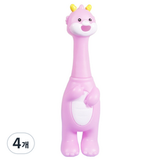 밀알컴퍼니 귀여운 스트레스해소 주물럭 완구 뿔공룡, 4개