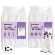 미스터추추 강아지 논슬립 배변패드 라벤더향 45g, 50개입, 10개