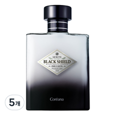 세니떼 코리아나 옴므 블랙쉴드 에멀션 남성 로션/에멀젼, 135ml, 5개
