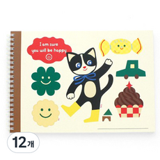 Hello Morris Pepito 綜合筆記本, 混色, 12個
