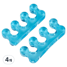 Adela 矽膠腳趾固定分離器 藍色, 4個