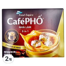 CafePHO NHALAM 3in1自製牛奶咖啡, 10包, 28g, 2盒