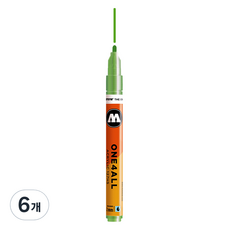 모로토우 원포올 아크릴 마카 2mm 127HS 226 metallic light green, 6개