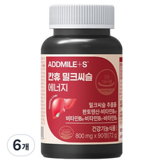 애드마일스 신풍제약 칸휴 밀크씨슬 에너지 72g, 6개, 90정