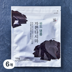 주일 완도 명품 자른다시마, 6개, 100g