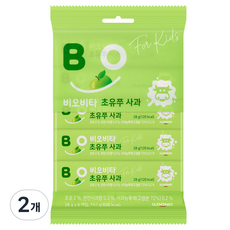 ILDONG 日東 Biovita 初乳啾 蘋果 5入, 2個, 140g