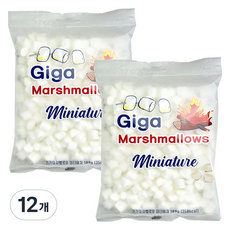Giga 迷你棉花糖, 100g, 12個