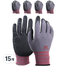 3M 超級強韌NBR智慧觸控安全手套, 混合顏色, 15個