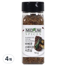 미드움애 바베큐스테이크시즈닝, 4개, 90g