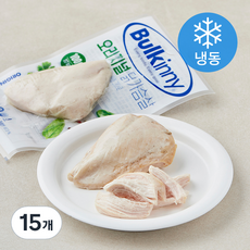 벌키니 오리지널 닭가슴살 (냉동), 100g, 15개, 1개입