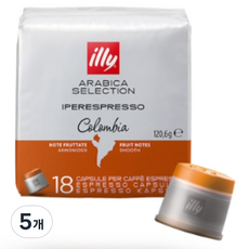 일리 콜롬비아 캡슐 18p, 6.7g, 18개입, 5개
