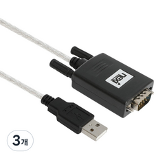 nexi USB to RS232 連接線 NX1083, NX-UC232N, 3個