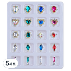MEIBROWN 美甲鑽飾品配件一版 M2016, 費安斯, 5個