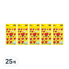 라인프렌즈 BT21 소프트 스티커, 타타, 25개