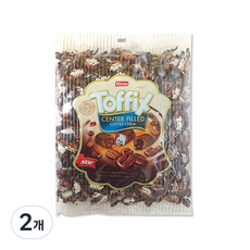 Toffix Elvan 咖啡咀嚼糖, 800g, 2個