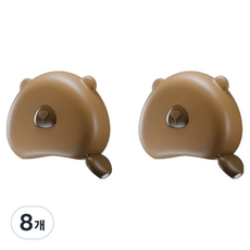 빅드림 귀여운 캐릭터 자동 줄자 브라운, 8개, 150cm