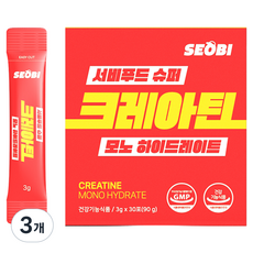 서비푸드 슈퍼 크레아틴 모노 하이드레이트, 90g, 3개