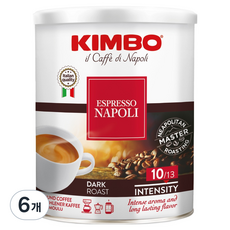 KIMBO 金寶 拿坡里研磨咖啡豆, 手沖咖啡, 250g, 6個