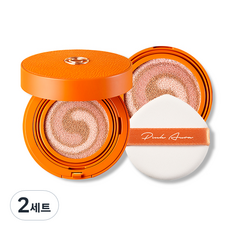 DPC Pink Aura Cushion Foundation SA 橙色原裝+替換裝, 21號粉米色, 2組