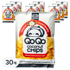 QOQO 椰子片, 40g, 30個