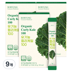 보령 유기농 컬리케일 100 분말 30p, 30g, 9개