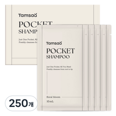 Tamsaa 口袋旅行用洗髮精, 250個, 10ml