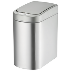 DAY&DAY 感應自動垃圾桶 V1007LF 7L, 不鏽鋼色, 1層