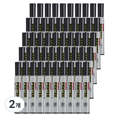 Lineplus Pentek 方形筆尖白板筆, 黑色, 100個