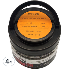 이노공구 둥근머리 스텐 직결나사 4.2 x 16 mm 1276, 4개