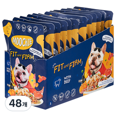 MOOCHIE 생후 2개월 이후 강아지 튼튼건강 습식사료, 소, 85g, 48개