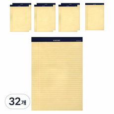 OXFORD Rigal便條紙 A4, 黃色的, 32個