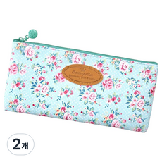2Youngdesign 花朵纖巧收納袋, 薄荷, 2個