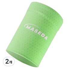 Maseda M-Brain 彈性手腕帶 綠色, 2個