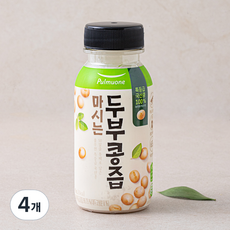 풀무원녹즙 마시는 두부콩즙, 190ml, 4개