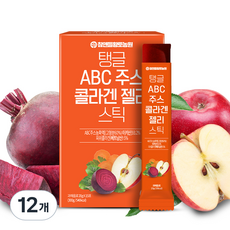 참앤들황토농원 탱글 ABC주스 콜라겐 젤리 스틱 15p, 300g, 12개