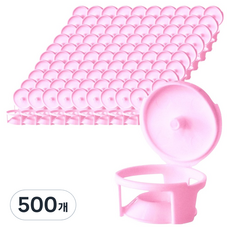 원터치 바퀴벌레 먹이캡 핑크색, 500개