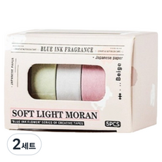 微笑 手帳裝飾紙膠帶 1cm x 2m 5款一組, 2套, style3