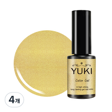 유키 컬러젤, 109호 골드바, 5g, 4개