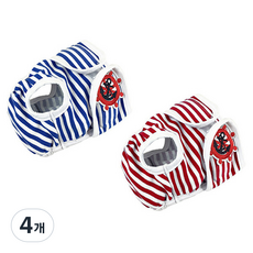 블럭마트 강아지 생리대 랜덤 발송, 대형, 1개입, 4개