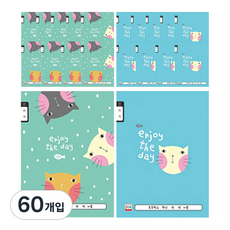 영아트 초등노트 쓰기 10칸, 랜덤 발송, 60개입