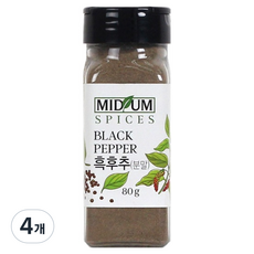 흑후추 분말, 80g, 4개