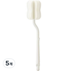 모윰 롱커브 스펀지 젖꼭지솔, 5개, 바이올렛