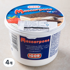 이고르 마스카포네, 500g, 1개입, 4개