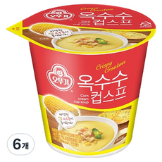 OTTOGI 不倒翁 玉米杯湯, 27g, 6個